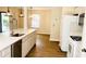 Open kitchen with stainless steel appliances and ample counter space at 1003 River Plantation Dr, Woodstock, GA 30188