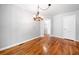 Dining room with hardwood floors and stylish lighting at 3274 Ridgecrest Se Rd, Smyrna, GA 30080