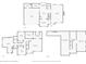 Detailed floor plan showcasing the layout of this home, including the basement, first, and second floors at 2990 Cove Crossing Dr, Lawrenceville, GA 30045