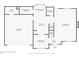 First floor plan showcasing the kitchen, living room, garage and other rooms at 2990 Cove Crossing Dr, Lawrenceville, GA 30045