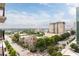 Scenic city view featuring historic buildings, modern high-rises, and tree-lined streets from above at 620 Peachtree Ne St # 1206, Atlanta, GA 30308