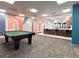 Spacious game room featuring a pool table and bar, perfect for entertaining guests and relaxing at 620 Peachtree Ne St # 1206, Atlanta, GA 30308