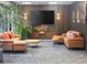 Modern lounge area with comfortable seating, large television, and stylish decor creates a welcoming ambiance at 620 Peachtree Ne St # 1206, Atlanta, GA 30308