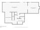 Floor plan of the basement featuring unfinished rooms and stairs leading to the main floor at 2725 Bailey Ne Pl, Conyers, GA 30013