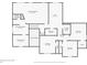 A detailed floor plan of the second story featuring the primary bedroom, loft, bathroom and additional bedrooms at 2725 Bailey Ne Pl, Conyers, GA 30013
