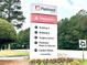 A sign showing that the location of the Emergency of the Piedmont Hospital is ahead at 2725 Bailey Ne Pl, Conyers, GA 30013