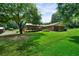Expansive backyard features a covered deck perfect for outdoor entertaining at 81 Laurie Ct, Hiram, GA 30141