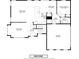 The first floor shows the living room, kitchen, Gathering room, dining area, garage, and primary bedroom with bath at 105 Marchmont Dr, Locust Grove, GA 30248