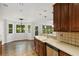 Bright eat-in kitchen featuring stainless steel appliances and hardwood flooring at 14 Augusta Way, Hiram, GA 30141