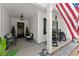 Inviting front porch featuring rocking chairs and stylish decor at 2751 Pilgrim Mill Rd, Cumming, GA 30041