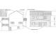 Detailed elevation drawings show exterior views of a home with dimensions and materials at 308 Reed St, Scottdale, GA 30079