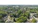 Aerial view of a quiet neighborhood with tree-lined streets, showcasing the surrounding community at 308 Reed St, Scottdale, GA 30079