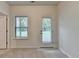 Bedroom with neutral carpet and a back door at 3587 Hidden Valley Cir, Lawrenceville, GA 30044