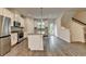 Kitchen featuring stainless steel appliances, granite countertops, and access to the outdoors at 3587 Hidden Valley Cir, Lawrenceville, GA 30044