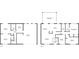 Two-story floor plans showing layout of living spaces, bedrooms, bathrooms, and screened porch at 2825 Shea Sw Way, Marietta, GA 30060