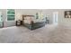 Spacious primary bedroom features neutral colors, ample natural light, and walk-in closet at 340 Louise Ln, Canton, GA 30114
