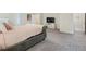 Large primary bedroom with soft carpet and walk-in closet access at 340 Louise Ln, Canton, GA 30114