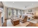 Expansive main bedroom features hardwood floors, a fireplace, and abundant natural light at 4250 Summit Dr, Marietta, GA 30068