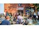 Daytime view of an outdoor seating area with a brick building in the background at 1174 Princess Sw Ave, Atlanta, GA 30310
