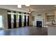 Spacious living room features a fireplace and lots of natural light at 301 Hayden Cir, Woodstock, GA 30189