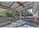 Covered patio overlooks expansive backyard with mature trees and greenery at 3081 Frankie Ln, Duluth, GA 30096
