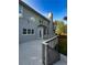 Staircase leads to a spacious back deck with string lights overlooking the yard at 365 Morning Dew Cir, Roswell, GA 30075