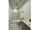 Modern bathroom featuring a walk-in shower with marble tile at 365 Morning Dew Cir, Roswell, GA 30075