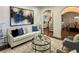 Comfortable living room with stylish furnishings and arched doorways at 365 Morning Dew Cir, Roswell, GA 30075