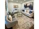 Cozy living room with modern furniture and stylish decor at 365 Morning Dew Cir, Roswell, GA 30075