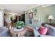 Home bar and entertaining area adjacent to the kitchen at 3990 Wesley Chapel Rd, Marietta, GA 30062