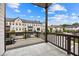 Private deck with seating area and views of the surrounding neighborhood at 4776 Highside Way, Smyrna, GA 30082