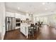 Bright, spacious kitchen with a large island, stainless steel appliances, and an open floor plan at 4776 Highside Way, Smyrna, GA 30082
