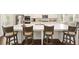 Modern kitchen featuring a large island with bar stool seating at 4776 Highside Way, Smyrna, GA 30082