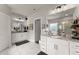 Spacious bathroom featuring double vanities, soaking tub and glass shower at 7820 Longview Dr, Cumming, GA 30041
