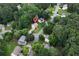 Aerial view of a home surrounded by lush trees and foliage at 2621 Garland Way, Duluth, GA 30096