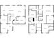 Detailed floor plan showcasing the layout of the first floor, including the kitchen, living room, and bedrooms at 3460 Drayton Manor Run, Lawrenceville, GA 30046