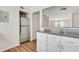 Kitchen featuring granite countertops, stainless steel appliances, and modern flooring at 4282 Roswell Ne Rd # K3, Atlanta, GA 30342
