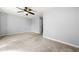Spacious bedroom featuring neutral carpeting and plenty of room at 884 Edgewater Cir, Marietta, GA 30062
