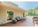 Large outdoor deck with seating and grill overlooking a peaceful setting at 2229 S Van Wert S Rd, Villa Rica, GA 30180