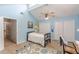 Bright bedroom with vaulted ceiling, two closets, and a large window overlooking the backyard at 2229 S Van Wert S Rd, Villa Rica, GA 30180