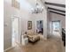 Open hallway with chair and doorway views to multiple rooms at 2229 S Van Wert S Rd, Villa Rica, GA 30180