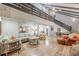 Spacious living room with vaulted ceilings, second story view, and hardwood floors at 2229 S Van Wert S Rd, Villa Rica, GA 30180