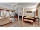 Open concept living room featuring hardwood floors, fireplace and lots of natural light at 2837 Peachstone Ct, Lawrenceville, GA 30043
