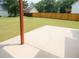 View of a concrete patio in a large yard with a privacy fence at 2928 Riverset Ct, Decatur, GA 30034