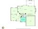 First floorplan showing kitchen, dining room, living room, office, bathroom, and garage at 809 Hillcrest Ln, Woodstock, GA 30189
