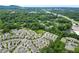 Expansive aerial view of a lush community with meticulously kept homes and tree-lined streets at 230 Fender Walk, Marietta, GA 30060