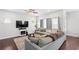 Comfortable living room boasts a fireplace and stylish decor for a cozy feel at 230 Fender Walk, Marietta, GA 30060