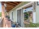 Balcony featuring a sliding glass door overlooking the parking lot at 1705 Monroe Ne Dr # D05, Atlanta, GA 30324