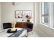 Cozy living room featuring modern furniture, stylish decor, and ample natural light at 20 Marietta Nw St # 15D, Atlanta, GA 30303