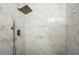 Shower featuring modern fixtures, a hand held, and white marble-style tile at 20 Marietta Nw St # 15D, Atlanta, GA 30303
